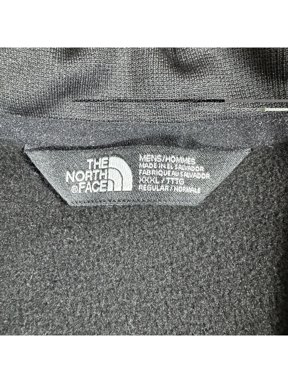 The North Face Canyonlands Jacket Mens 3XL Black Full Zip Fleece Outdoor